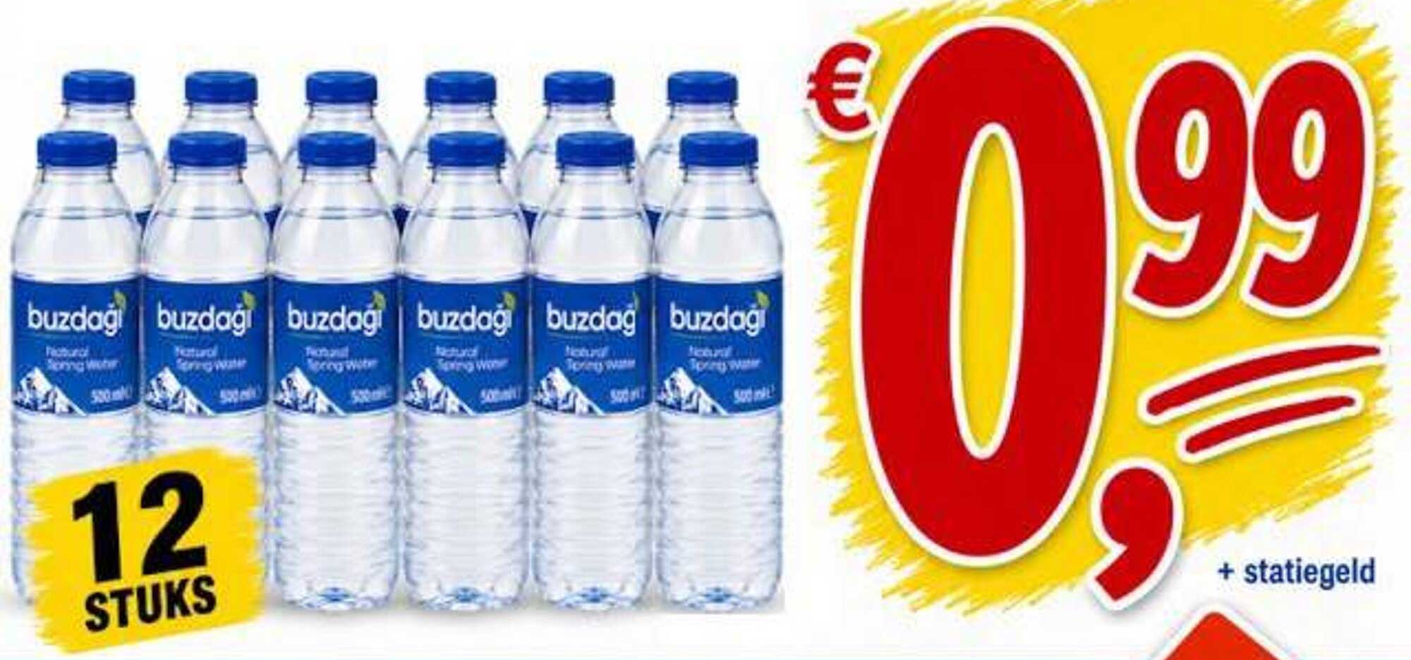 Buzdagi Natural Spring Water 12 stuks