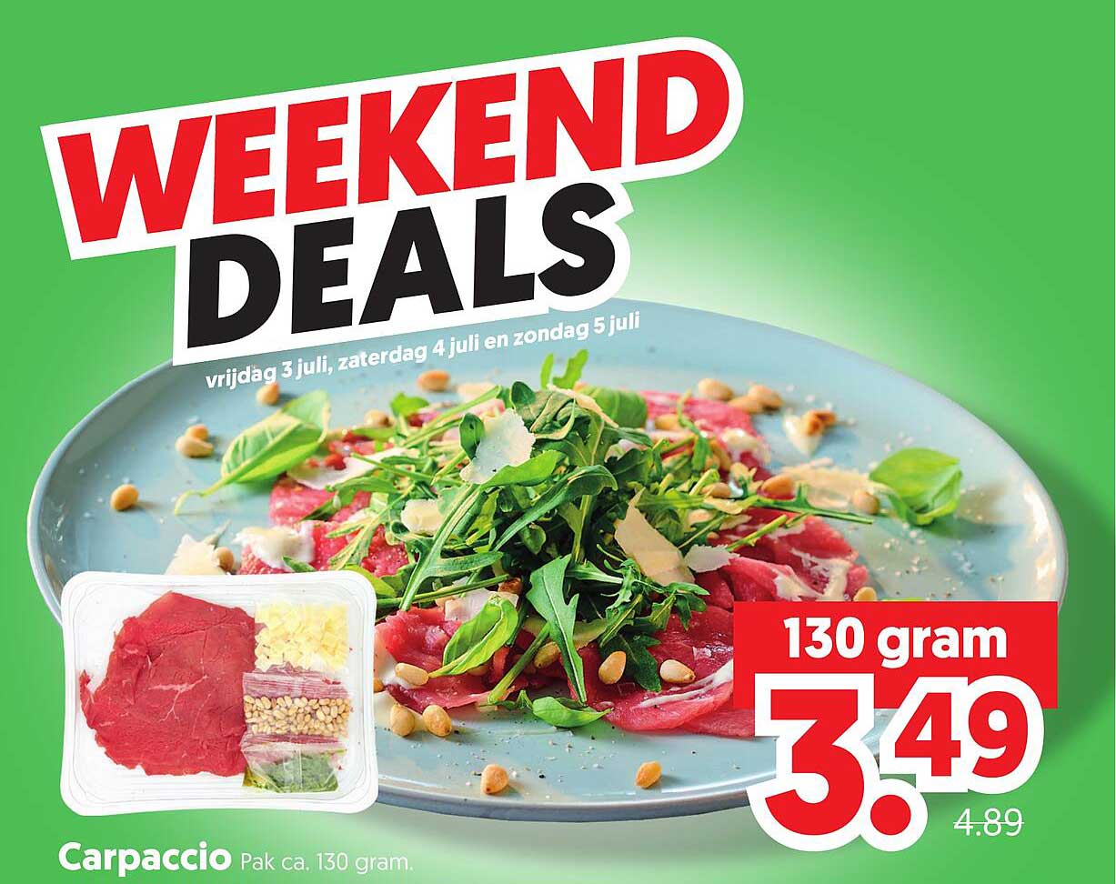 Carpaccio Pak ca. 130 gram