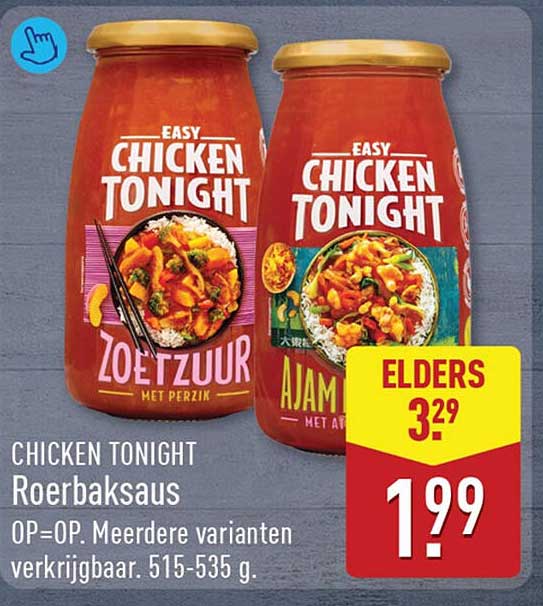 CHICKEN TONIGHT Roerbaksaus