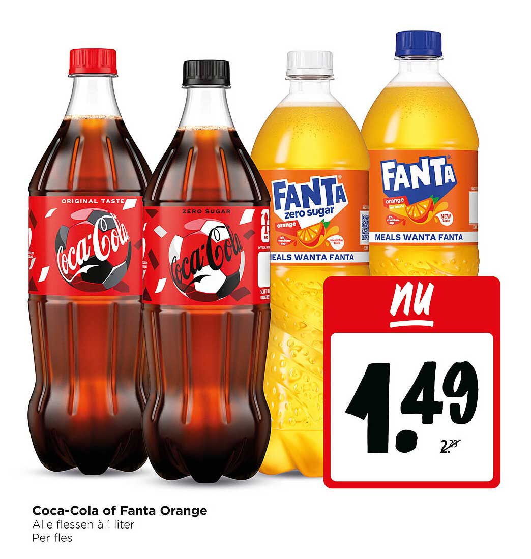 Coca-Cola of Fanta Orange