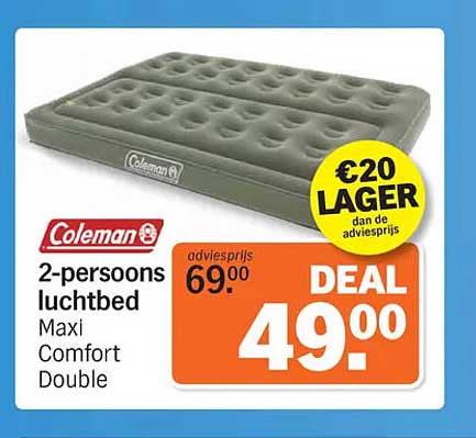 Coleman 2-persoons luchtbed Maxi Comfort Double