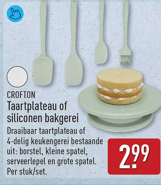 CROFTON Taartplateau of siliconen bakgerei