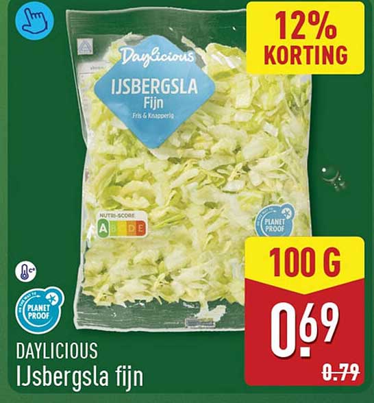 DAYLICIOUS IJsbergsla fijn