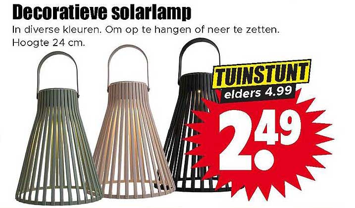 Decoratieve solarlamp