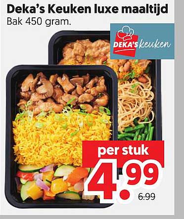 Deka’s Keuken luxe maaltijd Bak 450 gram per stuk