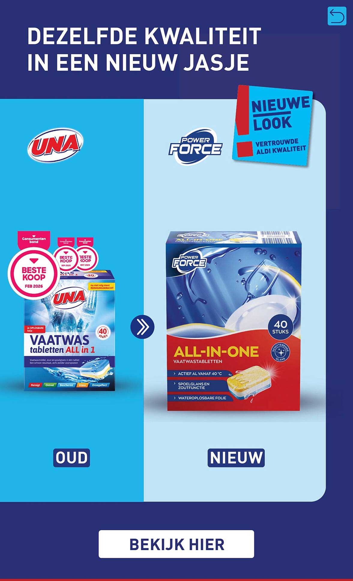 DEZELFDE KWALITEIT IN EEN NIEUW JASJE