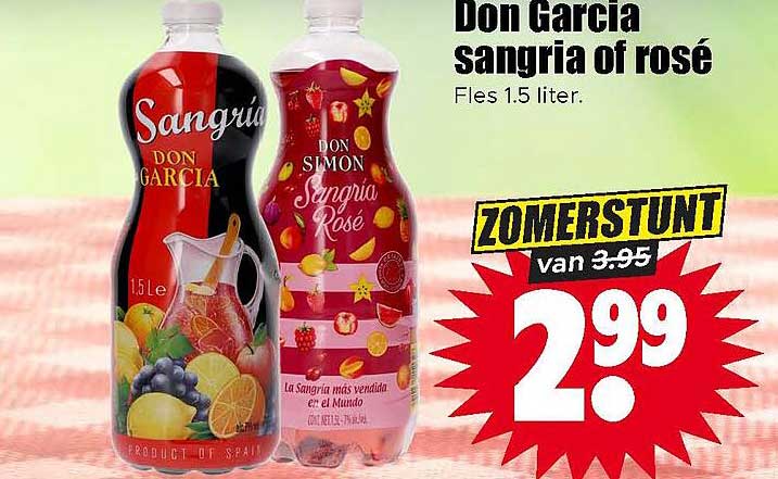 Don Garcia sangria of rosé ZOMERSTUNT
