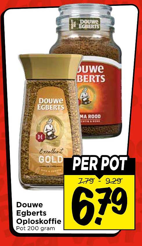 Douwe Egberts Oploskoffie