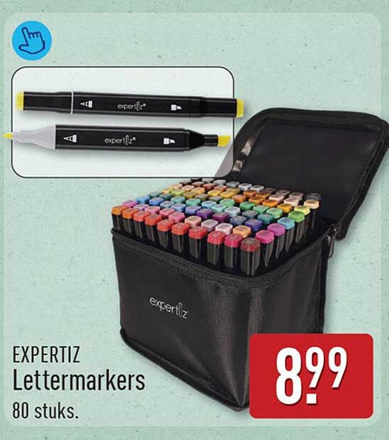 EXPERTIZ Lettermarkers 80 stuks.