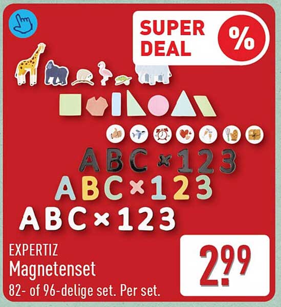 EXPERTIZ Magnetenset 82- of 96-delige set. Per set