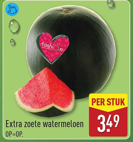Extra zoete watermeloen