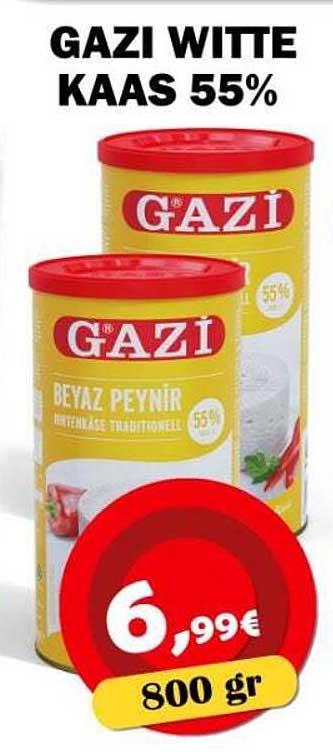 GAZI WITTE KAAS 55%