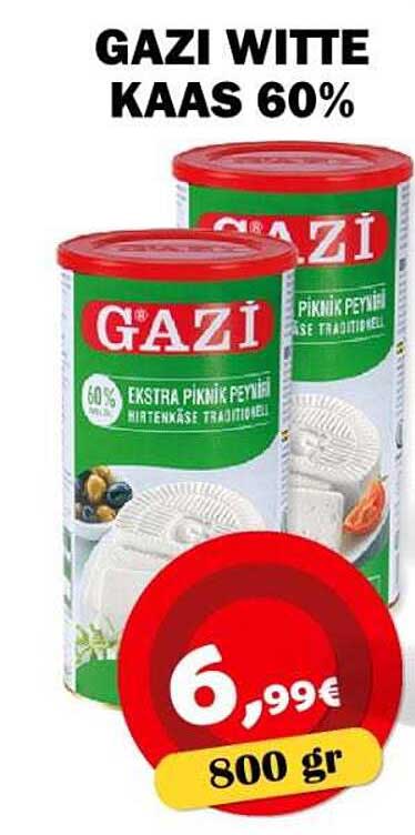 GAZI WITTE KAAS 60%