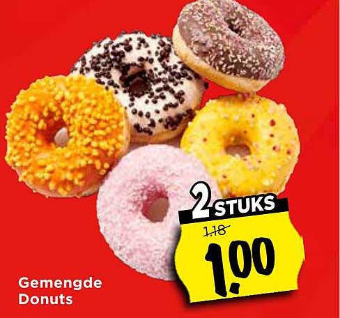 Gemengde Donuts 2 stuks
