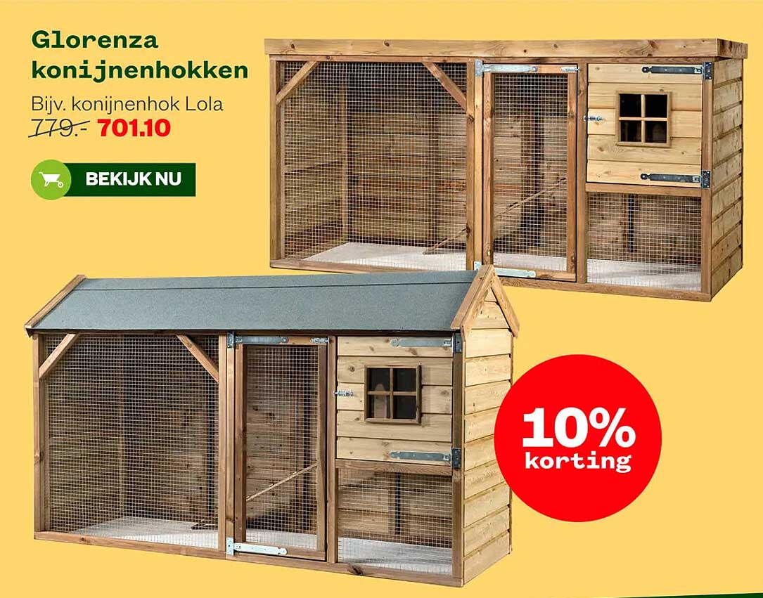 Glorenza konijnenhokken