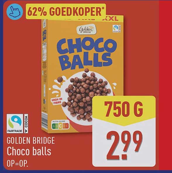 GOLDEN BRIDGE Choco balls OP=OP.
