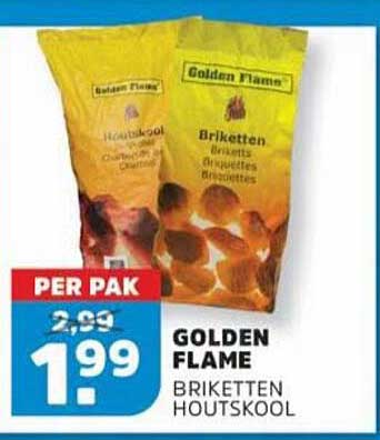 GOLDEN FLAME BRIKETTEN HOUTSKOOL