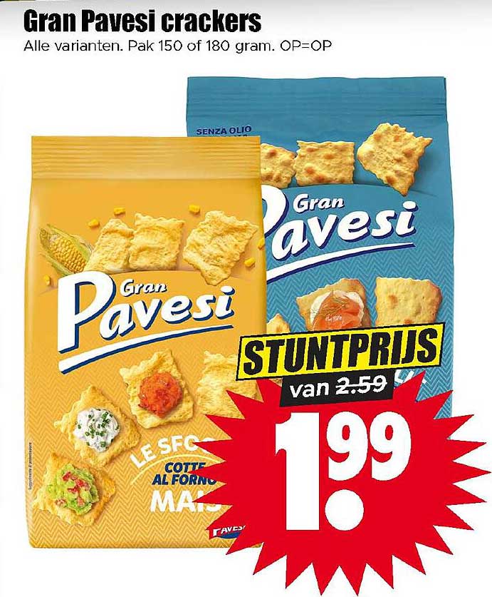 Gran Pavesi crackers