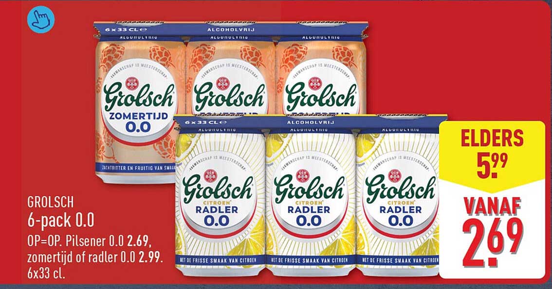 Grolsch 6-pack 0.0