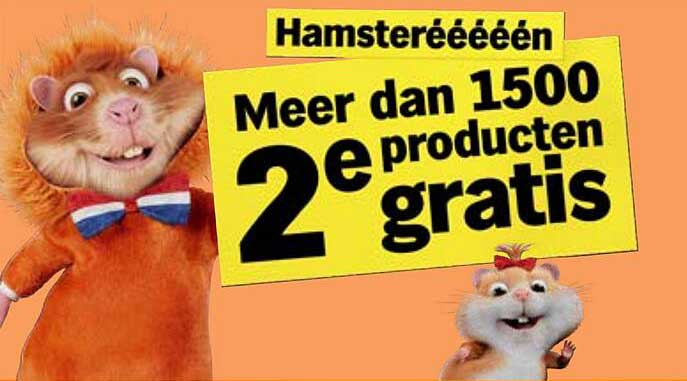 Hamsteréééén Meer dan 1500 producten 2e gratis