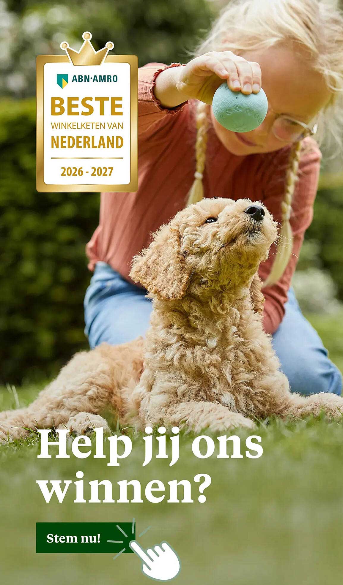 Help jij ons winnen? Stem nu!