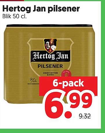 Hertog Jan pilsener Blik 50 cl.
