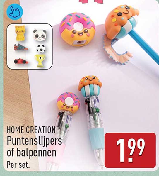 HOME CREATION Puntenslijpers of balpennen