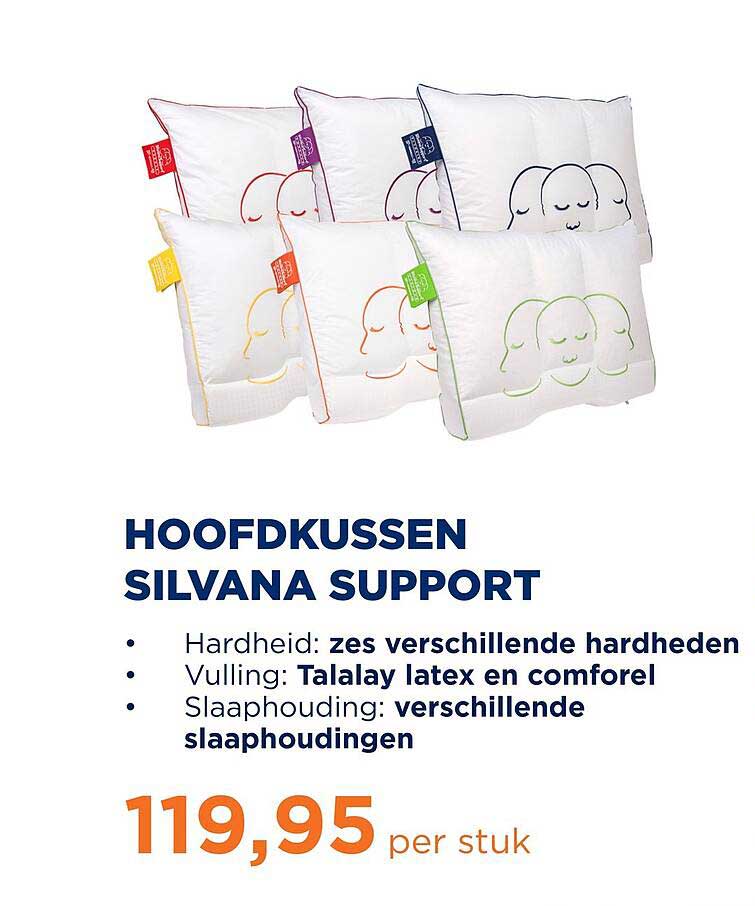 HOOFDKUSSEN SILVANA SUPPORT