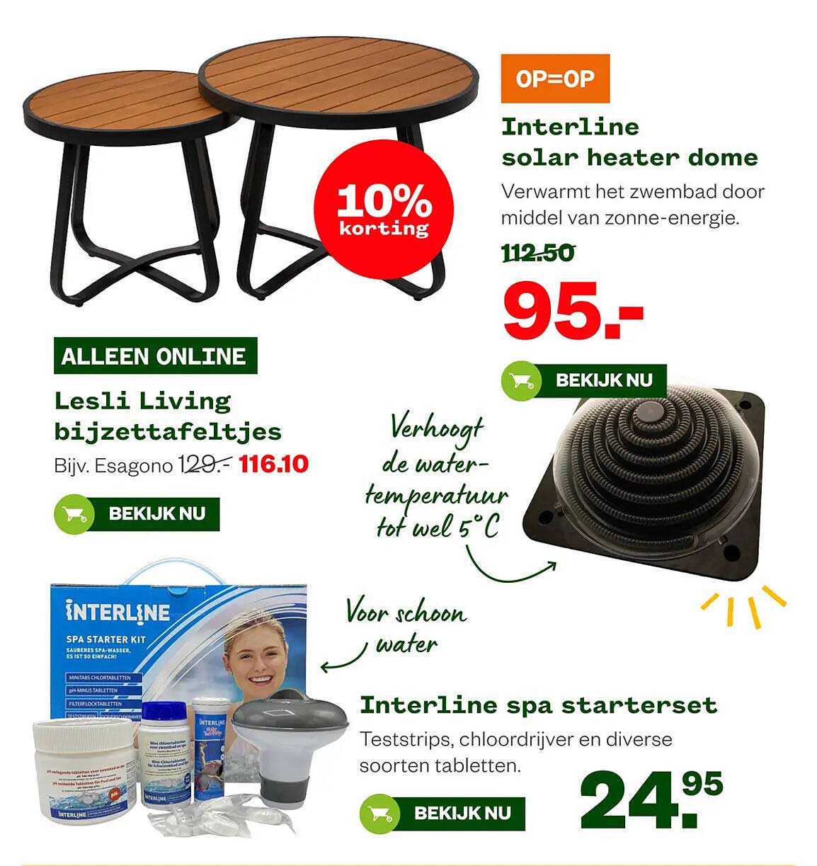 Interline solar heater dome
