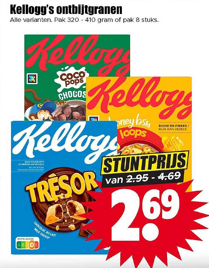 Kellogg’s ontbijtgranen
