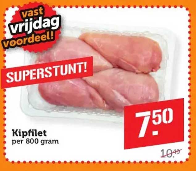 Kipfilet per 800 gram