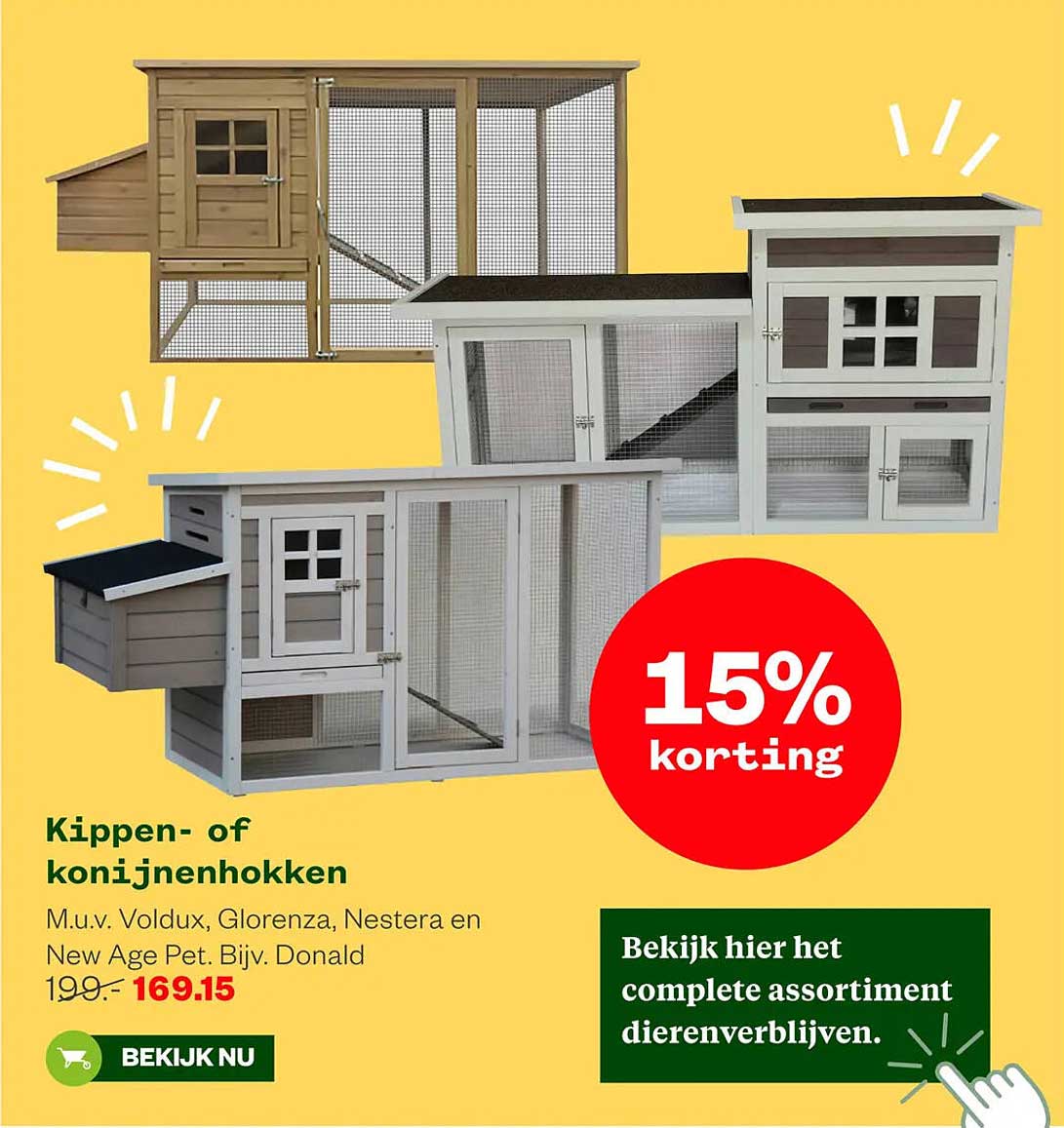 Kippen- of konijnenhokken