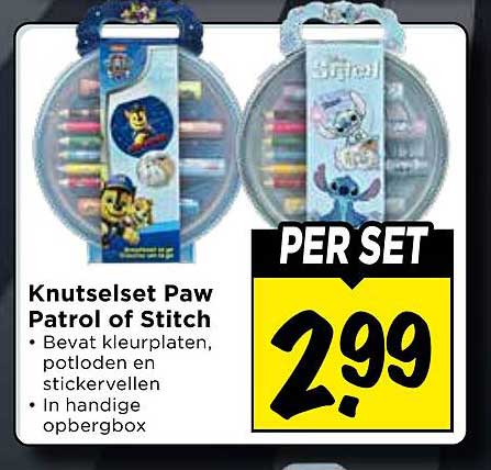 Knutselset Paw Patrol of Stitch