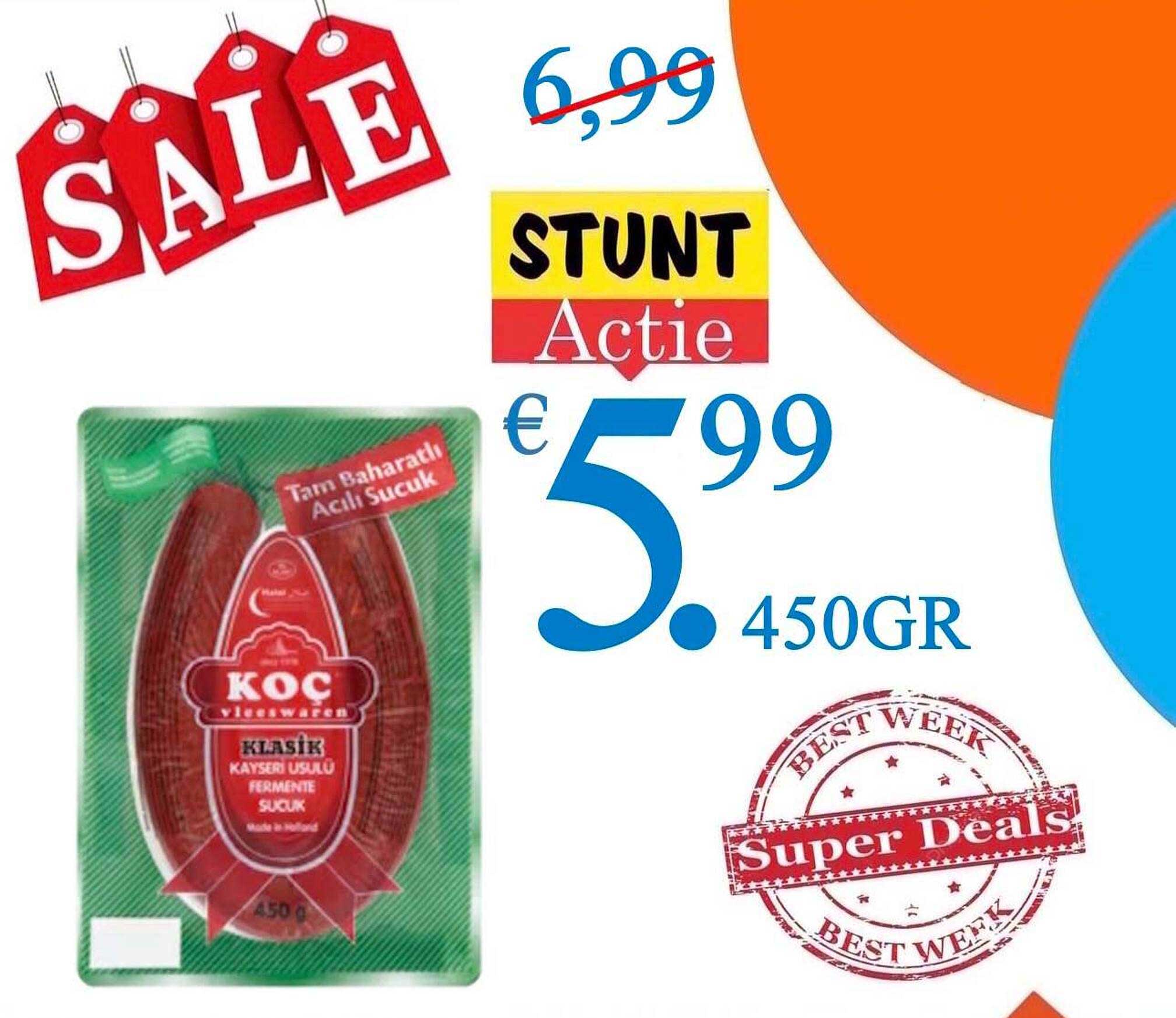 KOÇ Vıs...wafeln Klasik Kayseri Usulu Fermente Sucuk 450GR