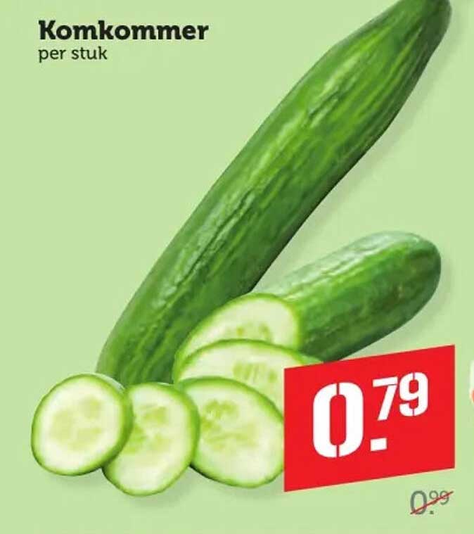 Komkommer per stuk