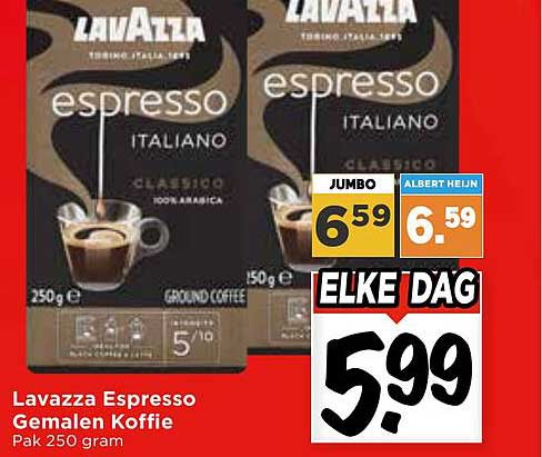 Lavazza Espresso Gemalen Koffie