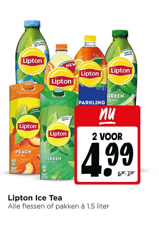 Lipton Ice Tea 2 voor 4.99