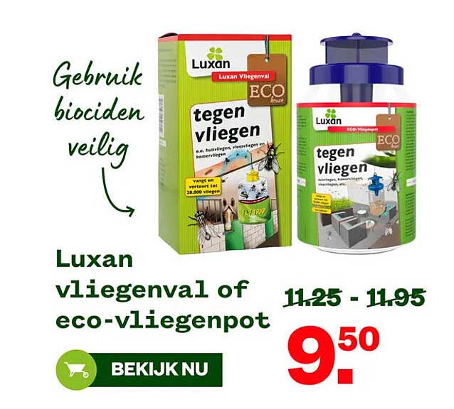 Luxan vliegenval of eco-vliegenpot