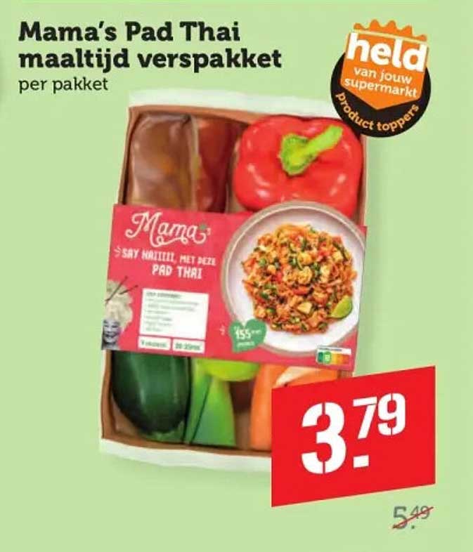 Mama's Pad Thai maaltijd verspakket per pakket