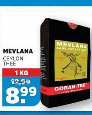 MEVLANA CEYLON THEE 1 KG