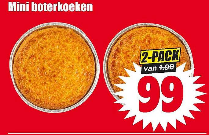 Mini boterkoeken 2-PACK