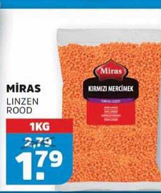 MIRAS LINZEN ROOD 1KG