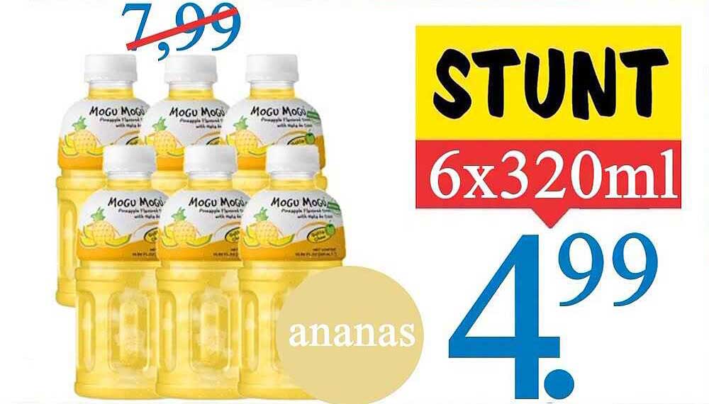 Mogu Mogu ananas STUNT 6x320ml