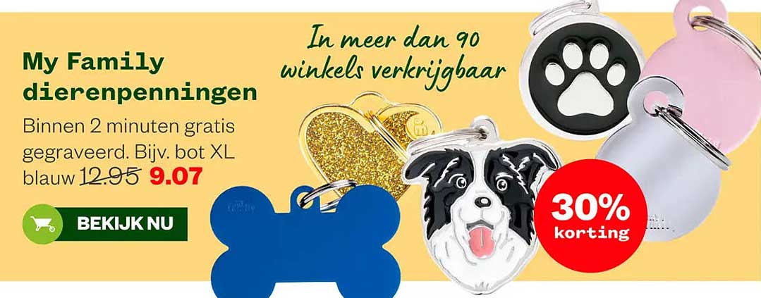 My Family dierenpenningen