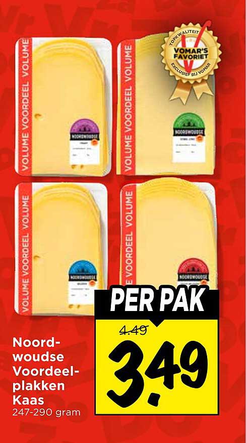 Noordwoudse Voordeelplakken Kaas