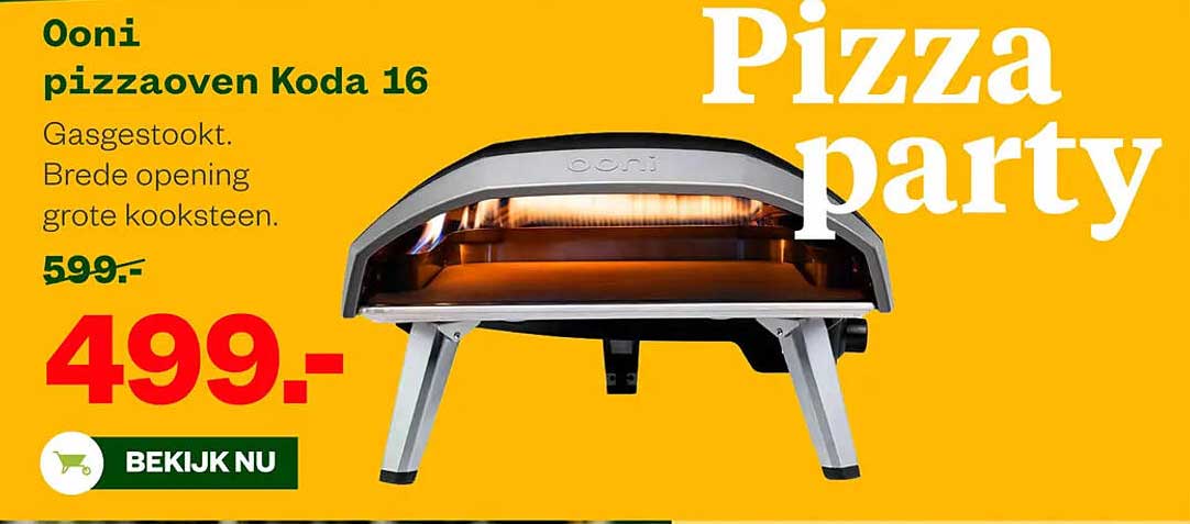 Ooni pizzaoven Koda 16