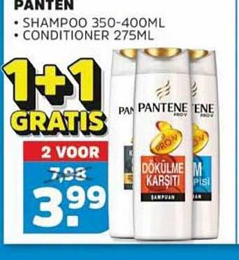 PANTEN SHAMPOO 350-400ML CONDITIONER 275ML 1+1 GRATIS