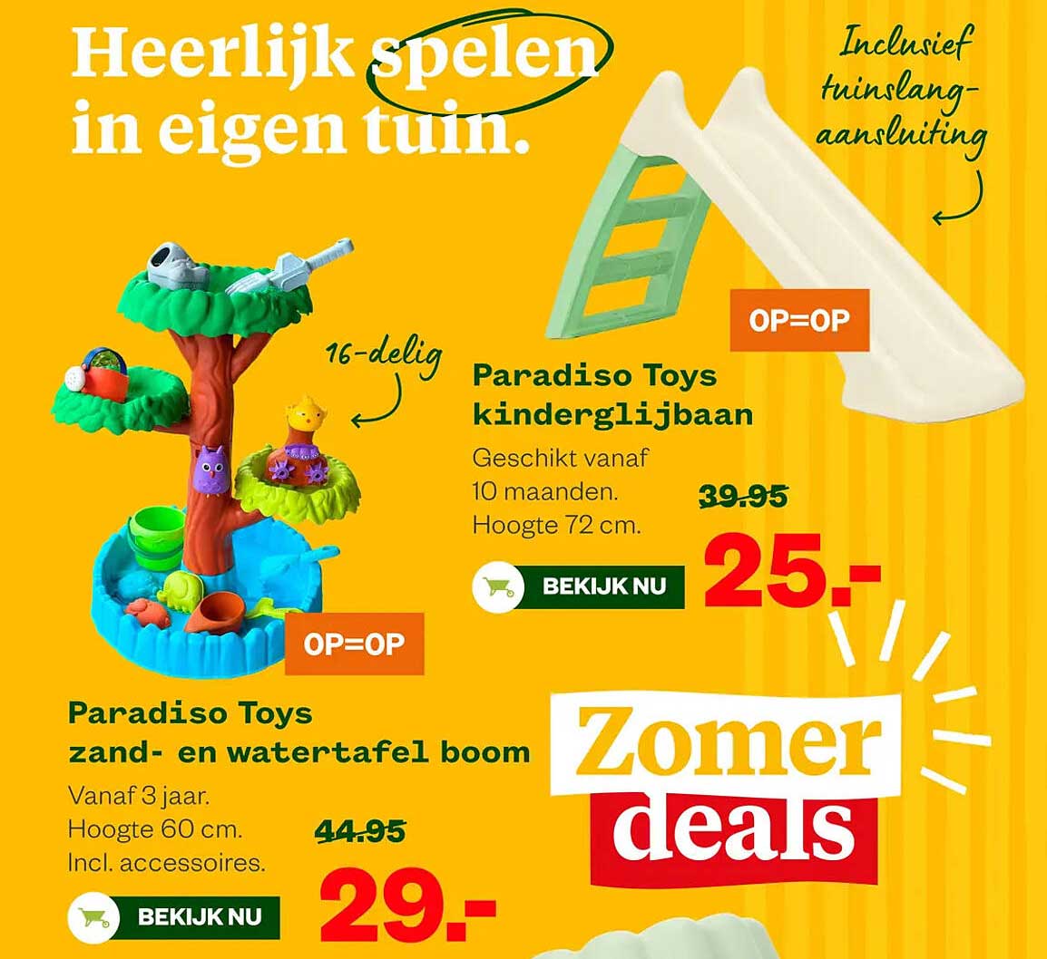 Paradiso Toys kinderglijbaan