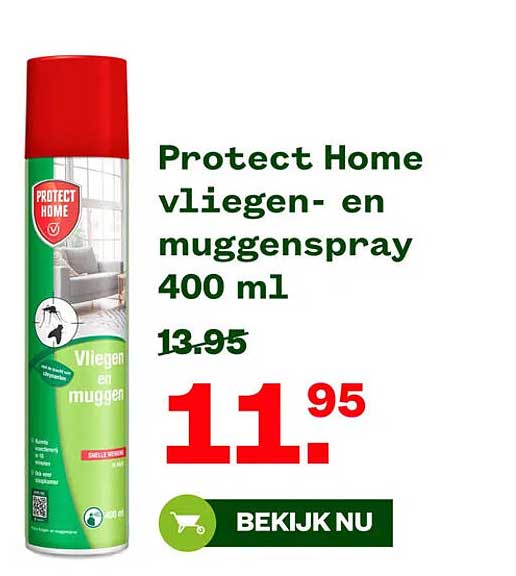 Protect Home vliegen- en muggenspray 400 ml