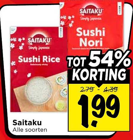 Saitaku Alle soorten TOT 54% KORTING
